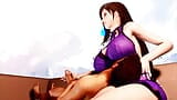 Tifa Places Her Massive Tits On His Face While Gently Stroking His Cock snapshot 7