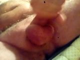 Stroking my cock with cock ring on snapshot 4