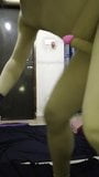 Zentai monkey play circus  penis enlargement snapshot 9