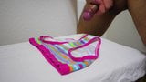 Cumming on cute little colorful panties snapshot 9