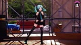 可爱的 Miku - 树莓舞蹈（3D 成人动漫） snapshot 4