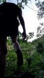 Naughty girl undresses all alone in the woods!!! snapshot 2