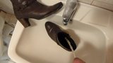 Piss in wifes brown ankle boot snapshot 2