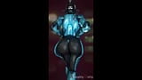 Well Endowed Assaultron Shows Off Her Voluptuous Ass As She Walks Away snapshot 2