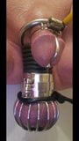 Highlights of 3.5 hour estim session in chastity snapshot 25