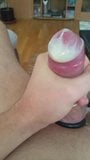 Cum in condom to avoid a mess on couch snapshot 5