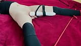 Bound slave gets orgasm from vibrator snapshot 3