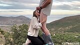 Conquered her clit on the mountain snapshot 3