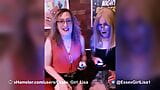 British MILF Public Estim fun in the pub with Lisa and Charlotte snapshot 10