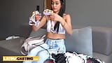 Super Cute Latina Amateur Railed In Fake Model Audition Porn Tape snapshot 8