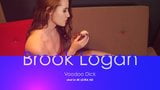 Brunette Slut Sticks Pins in Voodoo Dick topless small cock snapshot 1
