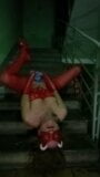 milk enema for slutty mom on stairs snapshot 6