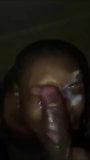 DSL ebony knows how to take a facial snapshot 4