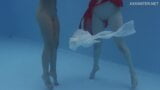 Anastasia Ocean und Marfa sind nackt unter Wasser snapshot 9