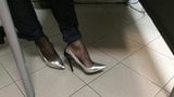 Heels at the office snapshot 8