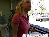 Finger fucked lesbo teen little Summer snapshot 2