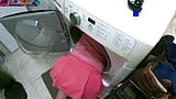 Stepmom stuck in the washing machine takes it in both holes to keep it a secret snapshot 6