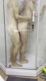 Sex of a beautiful Russian couple in the shower snapshot 6