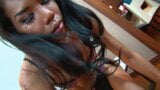 Black Haired Tranny Shasha Lures You in at Night - SHEMALE CUM snapshot 25