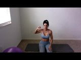 Hot Busty Nina Santiago does Fitness snapshot 9