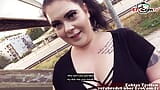 German chubby bbw teen slut picked up in public and fucked on street snapshot 5