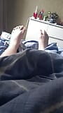 showing my legs after I woke up snapshot 2