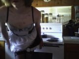 Cute white sissy maid snapshot 7