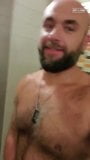 young hairy bald beard muscle piss snapshot 2