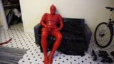 Rubber wanking suit wank along snapshot 2