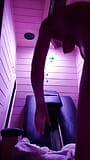 Orgasm in sauna box snapshot 12