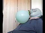 Bhdl - n.v.a. Gasmaske Atemspiel - Training mit Ballon Atembeutel snapshot 5