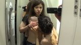 PUBLIC THREESOME SEX AT THE MALL... BUSTED! snapshot 17