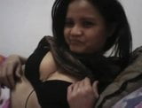 Philippino maid after work Skype snapshot 2