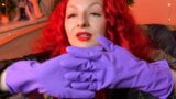 ASMR rubber kitchen gloves fetish sounds snapshot 12