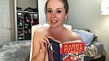 Hysterically Reading Harry Potter While Sitting On A Vibrator! snapshot 1