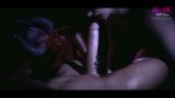 Суккуб занимается сексом в тройничке с парой, 3D-анимация snapshot 15