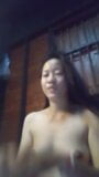 Asian girl at home, solo, horny masturbation alone snapshot 1