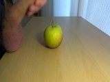 cum on food - apple snapshot 2