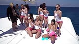 Russian girls' orgy on the boat snapshot 3