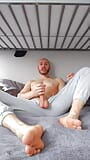 Handsome guy plays with a dick and big balls snapshot 7