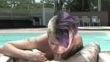 Punk girlfriend gives blowjob to her boyfriend snapshot 10