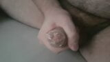 Condom inserted into urethra, shoot condom from urethra, cum snapshot 7