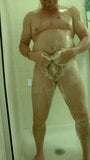 Handsome Step Dad showering snapshot 11