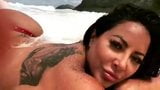 Latina Milf enjoying the beach snapshot 3