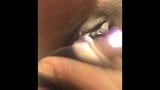 Ebony pussy dripping cream snapshot 11