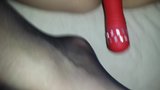 Weihnachts-Footjob mit meiner Frau snapshot 1