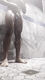 Black Man Post Gym Shower (Part 1) snapshot 7