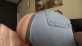 Big Ass Hot Blonde Fucked Through Jeans Cum snapshot 9