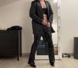 Satynowa kurtka, cekinowe legginsy i cekinowy top tranny snapshot 7