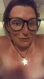 A video I sent to a mega meaty man from PoF whilst sweating my sexy perfect tits off in the bath snapshot 2